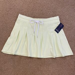 No Boundaries NOBO Women's Apple Green Pleated Pickleball Tennis Skirt M Vintage